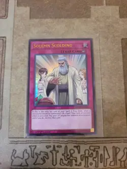 YUGIOH SOLEMN SCOLDING MZMU-EN121 ULTRA 1ST ED NM - Image 1