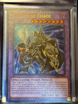 Master of Chaos MP23-EN018 Yu-Gi-Oh YuGiOh Prism Secret Rare NM - Image 1