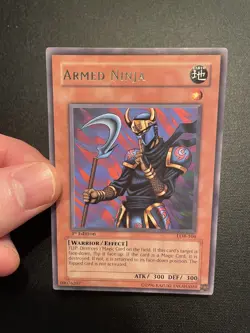 Armed Ninja - LOB-106 - Rare - 1st Edition NA English Vintage - Image 1