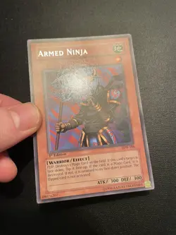 Armed Ninja - LOB-106 - Rare - 1st Edition NA English Vintage - Image 2