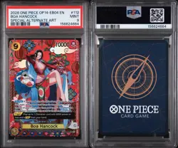 2026 ONE PIECE THE AZURE SEA'S SEVEN SPECIAL ALT ART #112 BOA HANCOCK PSA 9 - Image 3