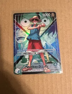 One Piece OP16-022 Monkey D Luffy Alt Art Leader OP16 THE TIME OF BATTLE - Image 1
