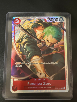 Roronoa Zoro - OP01-025 SR - Romance Dawn - Holo Foil - One Piece TCG NM - Image 1
