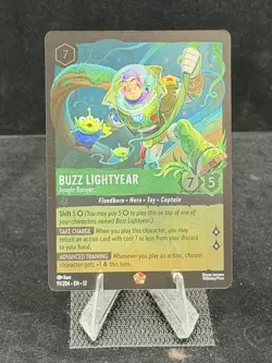 Disney Lorcana-Wilds Unknown-Buzz Lightyear-Jungle Ranger-#91-Cold Foil-M/NM - Image 1