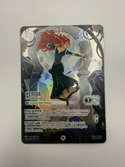 Disney Lorcana Merida Formidable Archer 242/204 Iconic Rare Wilds Unknown S12 - Image 1