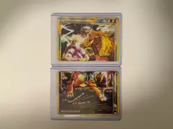 Pokemon Entei & Raikou LEGEND Detonation Spin Thunder Fall 2 Card Lot - Image 1