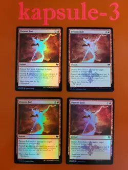 4x Demon Bolt | FOIL | Kaldheim | MTG Magic Cards - Image 1