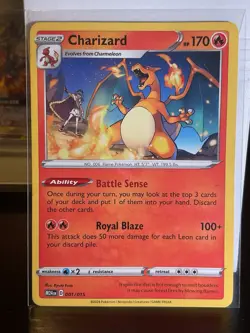 Pokemon TCG Charizard Promo Card 001/015 McDonald's 2024 Near Mint Condition - Image 1