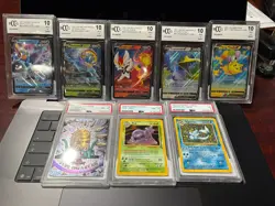 Pokemon PSA and BCCG Graded 8 Card Lot (1999, 2000, and 2021) - Image 1