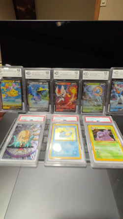 Pokemon PSA and BCCG Graded 8 Card Lot (1999, 2000, and 2021) - Image 2