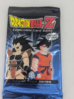 2000 Score DragonBall Z Factory Sealed Saiyan Saga Series Booster Pack (9 Cards) - Image 2