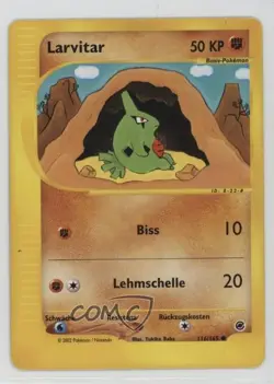 Larvitar German Pokemon e-Card Series Expedition #116 2002 - Image 1