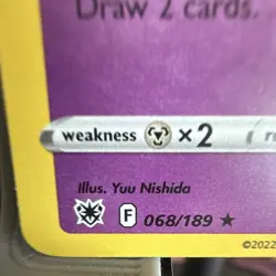 Pokemon Diancie Swsh10: Astral Radiance 068/189 Holo Rare Yuu Nishida Card 2022 - Image 5