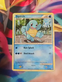 Squirtle Pokemon TCG Unleashed Common Card #63/95 DMG - Image 1