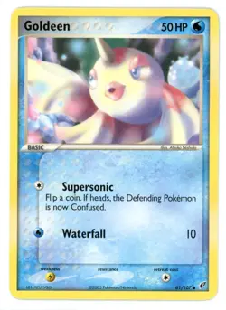 Goldeen 61/107 EX Deoxys Pokemon Card - Image 1