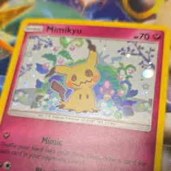 Mimikyu SM163 SM Promo Holo Basic 70 HP Fairy Pokemon Card English 2019 - Image 2