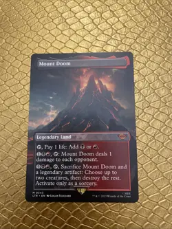 Mount Doom (Borderless) MTG Lord of the Rings - Image 1