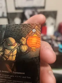 Donnie's Bo Shadowspear Borderless TMNT MTG - Image 4