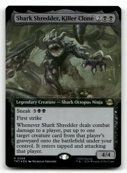 Shark Shredder Killer Clone Extended Art #268 Teenage Mutant Ninja Turtles Foil - Image 1