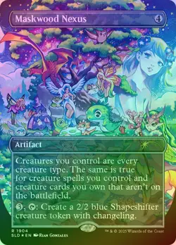 MTG Rainbow Foil Maskwood Nexus Secret Lair Everyone's Invited! NM - Image 1