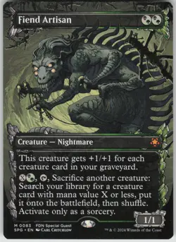 MTG Fiend Artisan Showcase Normal NM Special Guests Magic 83 - Image 1