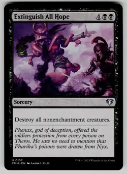 Extinguish All Hope 157 CMM U Commander Masters MTG - Image 1