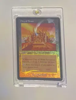 🔥Rare🔥 City of Brass: 2001 Magic the Gathering - 7th Edition Foil🔥 - Image 1