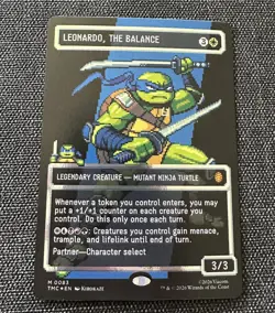 Leonardo, the Balance (M0083) (Borderless) (Surge Foil) Commander: TMNT - Image 1