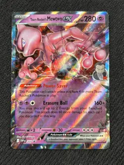 Team Rocket's Mewtwo ex 205 Sv: Scarlet & Violet Promo Cards Holo - Image 1