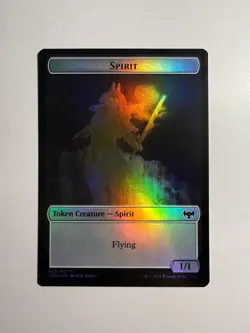 Spirit /Copy Double-sided Token 2/19 MTG Innistrad: Crimson Vow Foil - Image 1