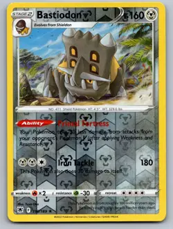 Bastiodon 110/189 Holo Rare Astral Radiance Pokemon Reverse Holo Near Mint - Image 1