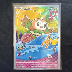 Pokemon TCG First Partner Illustration Collection Series 1-Rowlet 043 Promo - Image 1