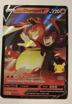 The Pokemon Company SWSH Promo Lance's Charizard V SWSH133 Holo EN - Image 1