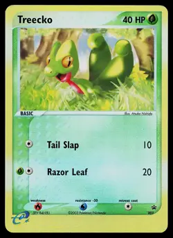 Pokemon Card - Treecko Nintendo Black Star Promos 003 Promo Reverse Holo - Image 1