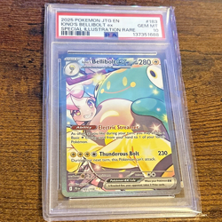 Pokemon TCG Iono's Bellibolt EX 183 Journey Together Full Art PSA 10 EN - Image 3