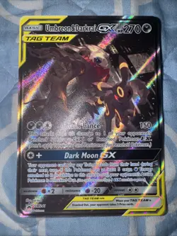 Pokemon TCG Umbreon & Darkrai GX SM241 Holo Card NM Condition US-SELLER! - Image 1