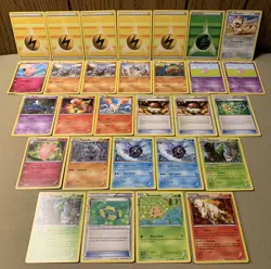2016 Pokemon Rapidash Metapod Cloyster Machoke Clefable Generations 29 Card Lot - Image 1