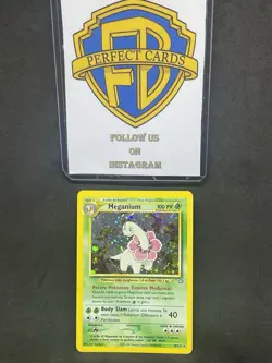 POKEMON NEO GENESIS UNLIMITED MEGANIUM HOLO 10/111 NM- ITA - Image 1