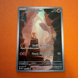Pokemon Charmander Illustration 168/165 Scarlet & Violet 151 Rare - NM - Image 2
