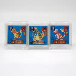 Pokemon No.004 005 006 Charmander Charmeleon Charizard Sticker Amada - Image 1