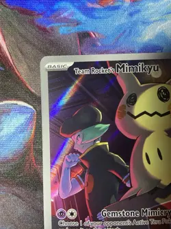 Team Rocket's Mimikyu 238/217 Illustration Rare ME: Ascended Heroes Pokemon TCG - Image 3