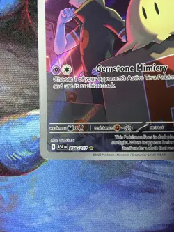 Team Rocket's Mimikyu 238/217 Illustration Rare ME: Ascended Heroes Pokemon TCG - Image 4