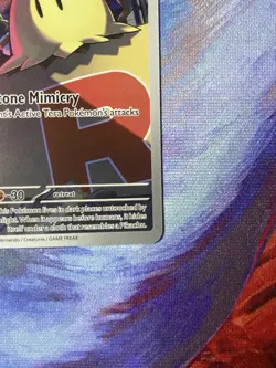 Team Rocket's Mimikyu 238/217 Illustration Rare ME: Ascended Heroes Pokemon TCG - Image 5