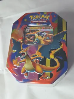 Bundle Of Ten Pokemon Tins - Charizard X And Y Tins - Sealed Promo + 4 Packs - Image 4
