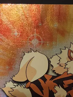 Pokemon TCG Arcanine Foil Topps TV Animation #59 Moderately Played Condition - Image 3