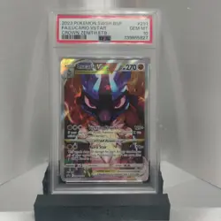 Lucario ✨ VSTAR Pokemon TCG SWSH291 Crown Zenith PSA 10 Black Star Promo Holo - Image 1