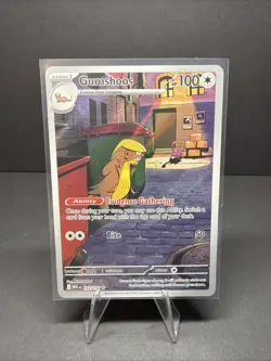 Gumshoos 153/132 Me01: Mega Evolution Illustration Rare Holo 100 HP Pokemon TCG - Image 1