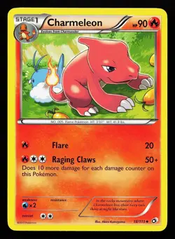 Charmeleon 18/113 Uncommon Legendary Treasures Pokemon Card - Image 1