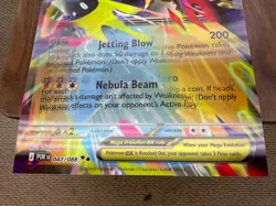 Pokemon Perfect Order Promo Lenticular Sign Mega Starmie EX & Mega Zygarde EX - Image 2