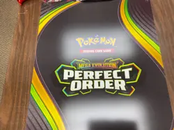 Pokemon Perfect Order Promo Lenticular Sign Mega Starmie EX & Mega Zygarde EX - Image 3